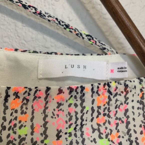 Lush Tops | Neon Tribal Tank Top Blouse - Picture 3 of 5